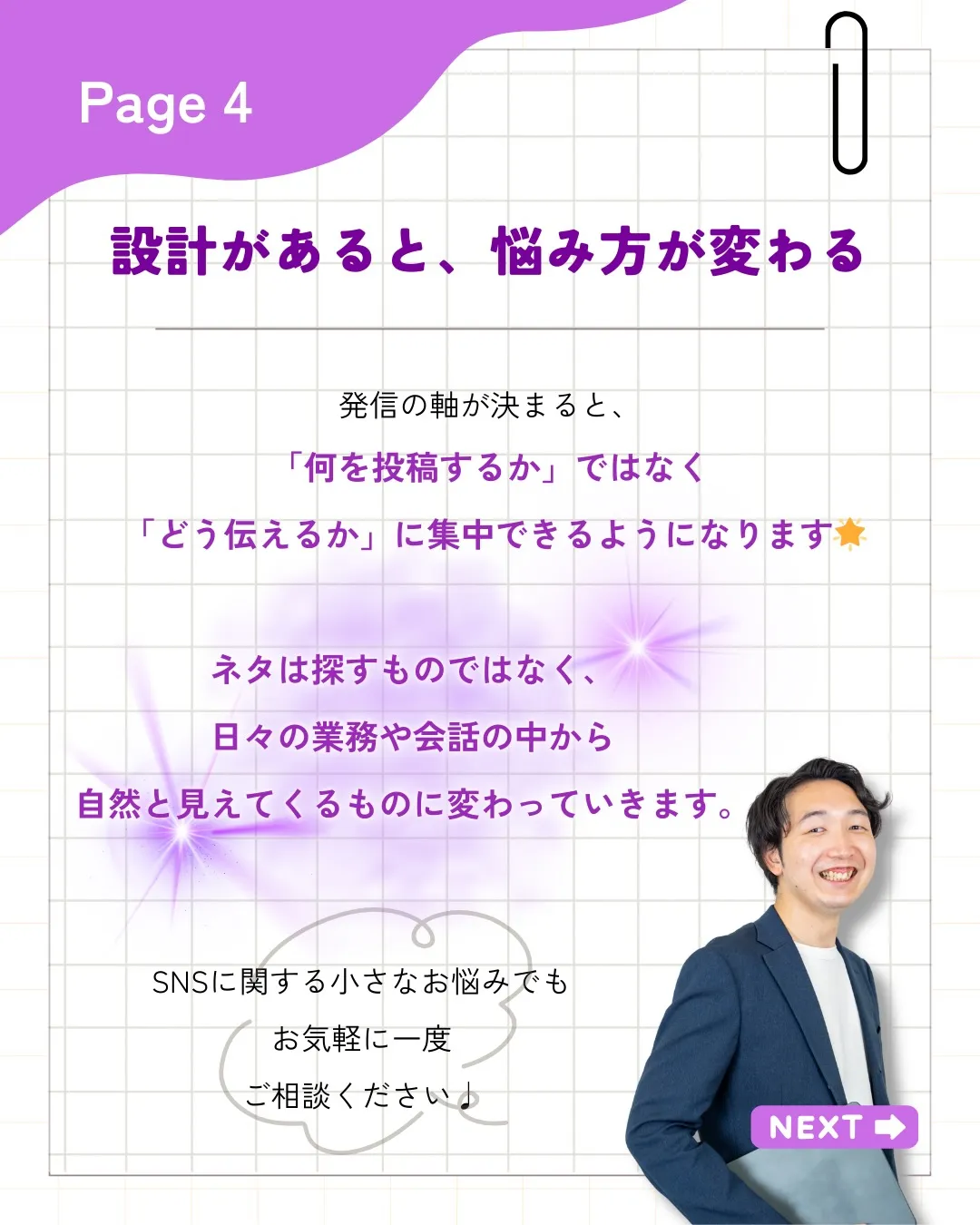 「何投稿する?」